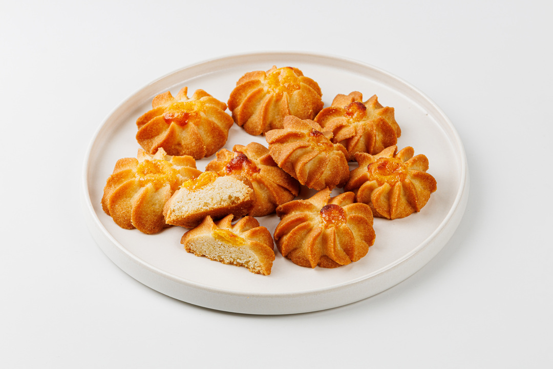 

Курабье с апельсином, веган