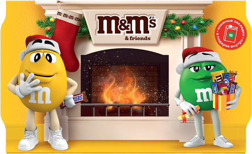 

Сладкий подарочный набор M&M's &Friends с сюрпризом 394 г