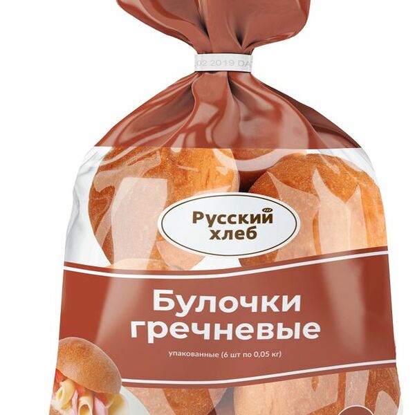Булочки Русский Хлеб гречневые, 300г