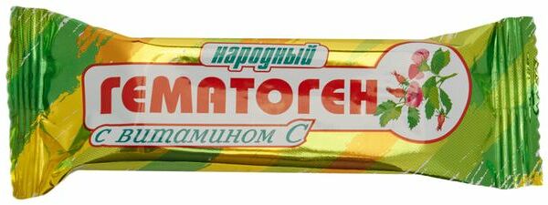 Гематоген народный с витамином С 40 г