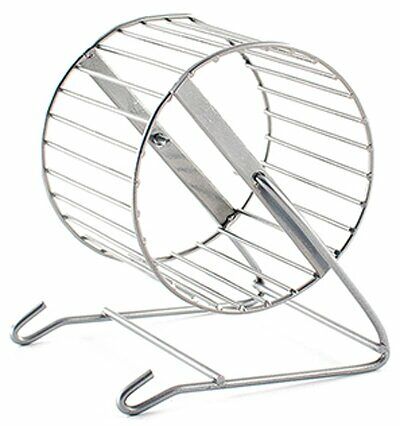 ДАРЭЛЛ Колесо для грызунов металл малое с подставкой D90