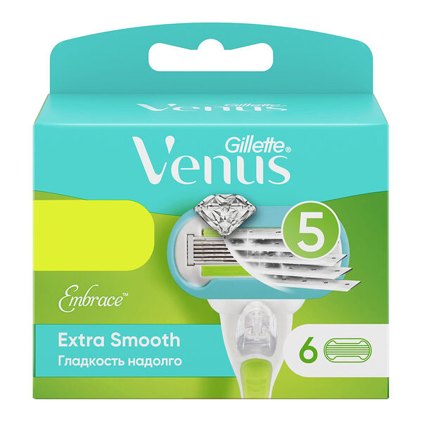 Сменные кассеты для бритья Gillette Venus Embrace 6 шт.