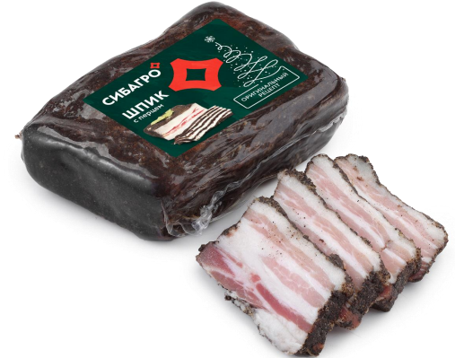 

Шпик Сибагро с перцем 300 г