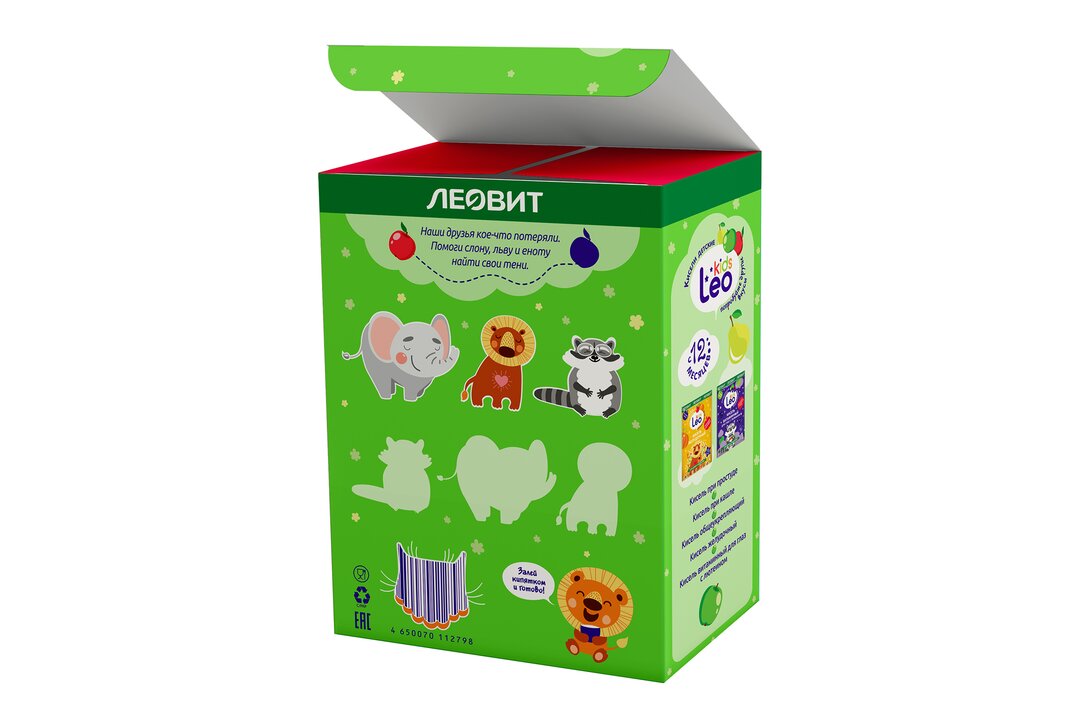 

Кисель Леовит Leo Kids успокаивающий с 12 месяцев 5 шт х 12 г