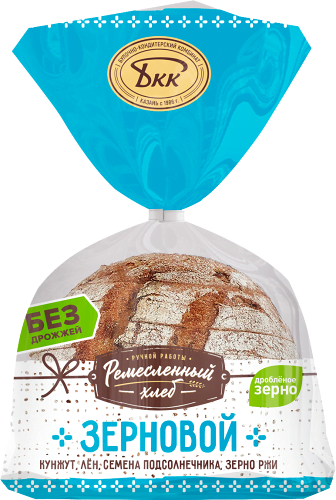 Хлеб зерновой БКК Ремесленный, на закваске, в нарезке 300 г