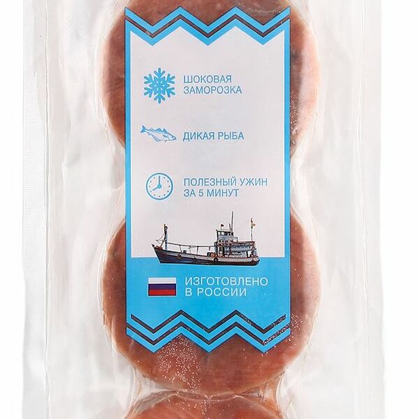 Медальоны Ашан Красная Птица из лосося