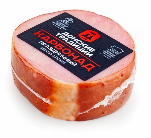 Карбонад варено-копченный Донские Традиции Праздничный 300г