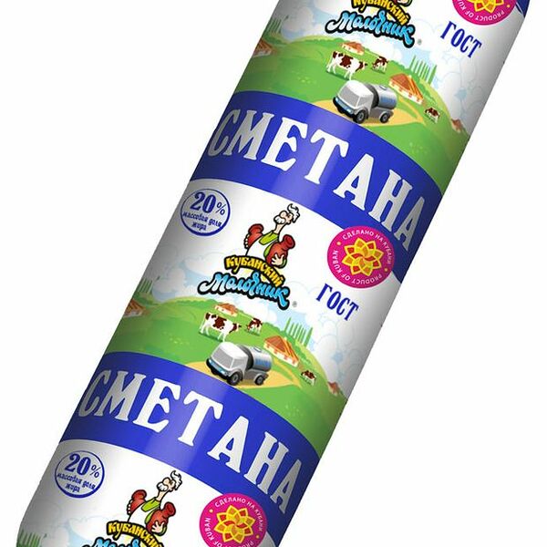 Сметана Кубанский Молочник 20%