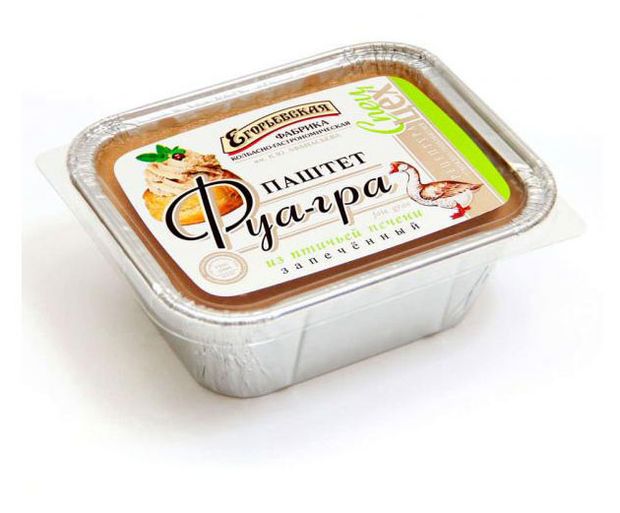 

Паштет Егорьевская КГФ Фуа-гра из птичьей печени 180 г