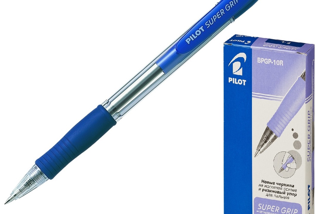 

Ручка шариковая автоматическая Pilot Bpgp-10r-f синяя толщина линии 0.22 мм