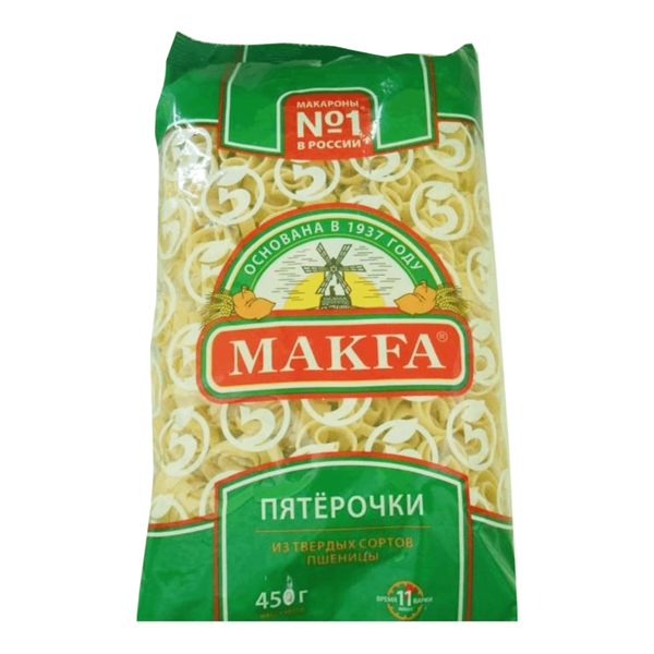 Макароны Makfa Пятерочки
