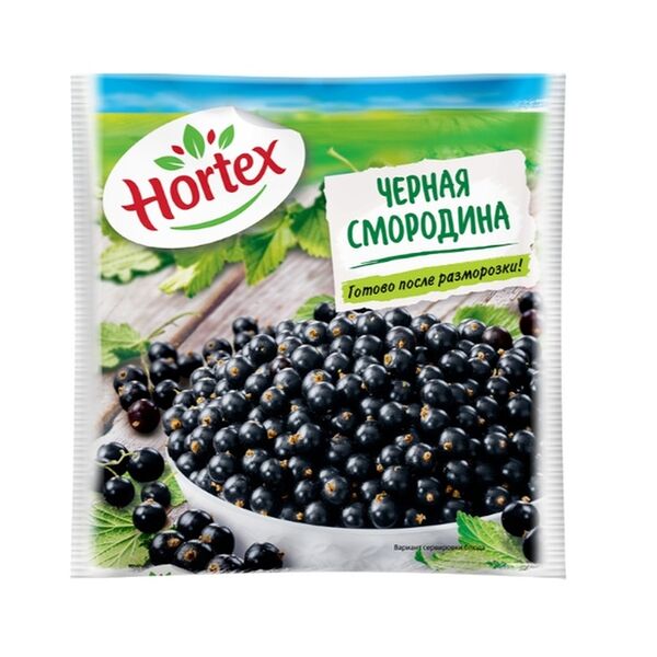 Чёрная смородина быстрозамороженная Hortex