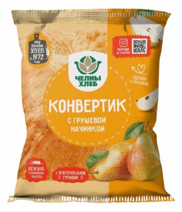 

Конвертик Челны-Хлеб с грушевой начинкой, 85 г