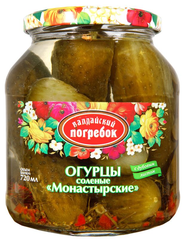 

Огурцы соленые Валдайский Погребок Монастырские