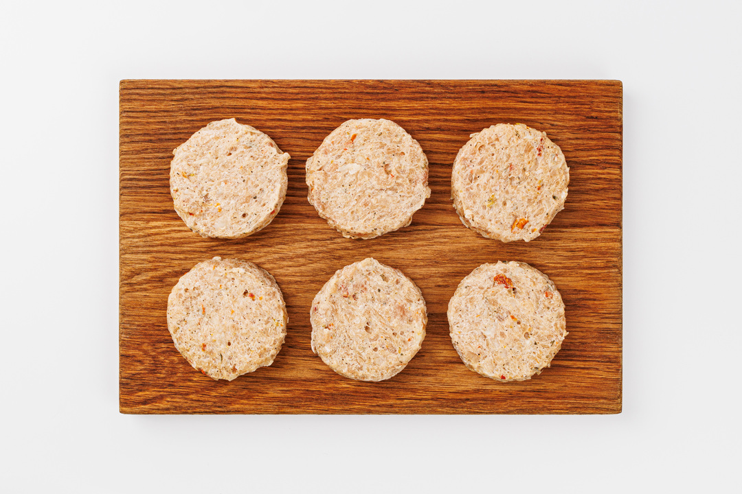 

Котлеты из цыпленка-бройлера с оливками по-гречески замороженные 400 г