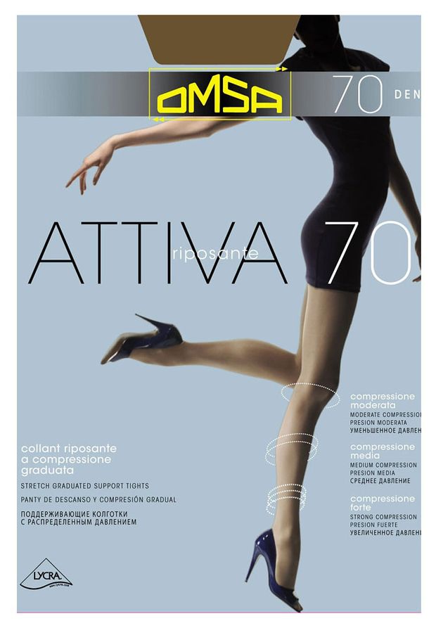 

Колготки женские OMSA Attiva 70 den 4