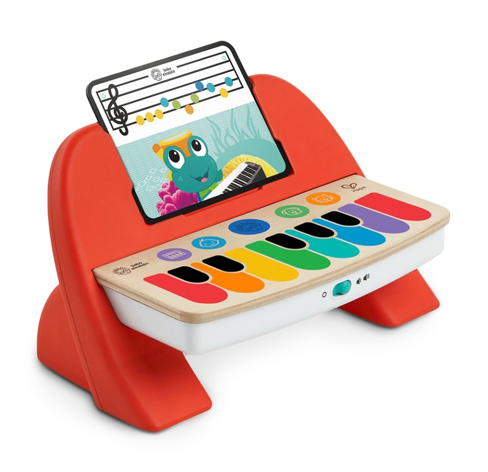 

Игрушка для малышей Hape Пианино 7 клавиш сенсорное цвет красный