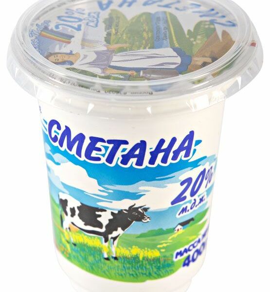 Сметана Нижняя Тавда 20% 300 г