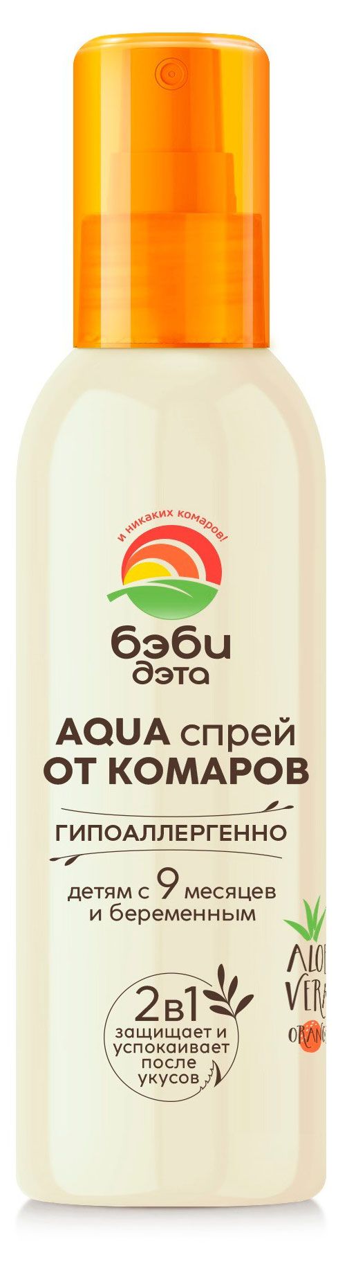 

Спрей Бэби Дэта Aqua детям с 9 месяцев и беременным 100 мл