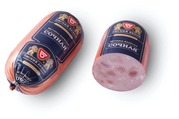 

Ветчина Сочная ТМ Омский Бекон 500 г