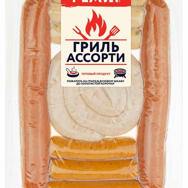 Сосиски Ремит Ассорти Гриль в/у