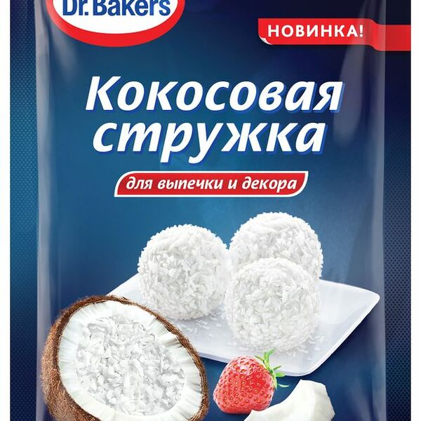 Кокосовая стружка Dr.Bakers высушенный измельченный 50г