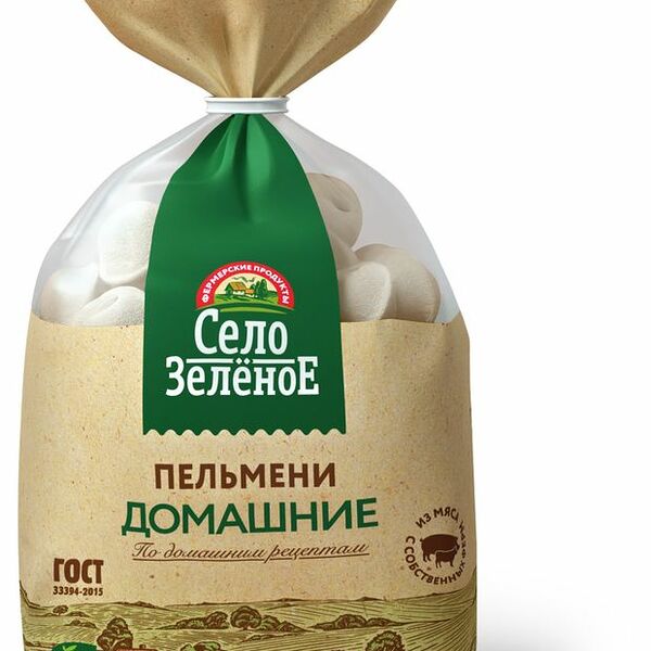 Пельмени Село Зелёное домашние 800 г