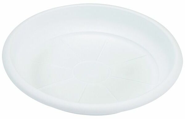 Поддон Терра белый диаметр 18.5 см ТМ Santino (Сантино)