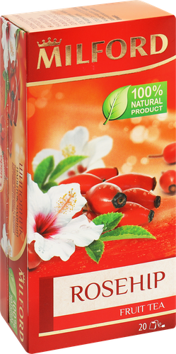 

Чай фруктовый Milford Rosehip в пакетиках 40 г