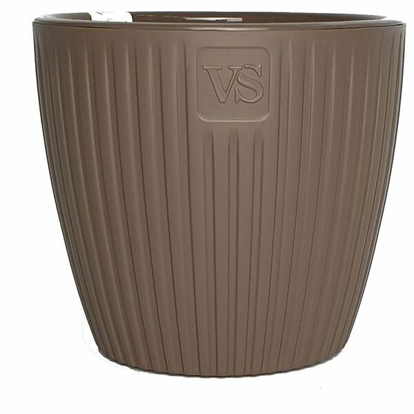 Горшок цветочный Эви VipSet Шоколад, 14 см