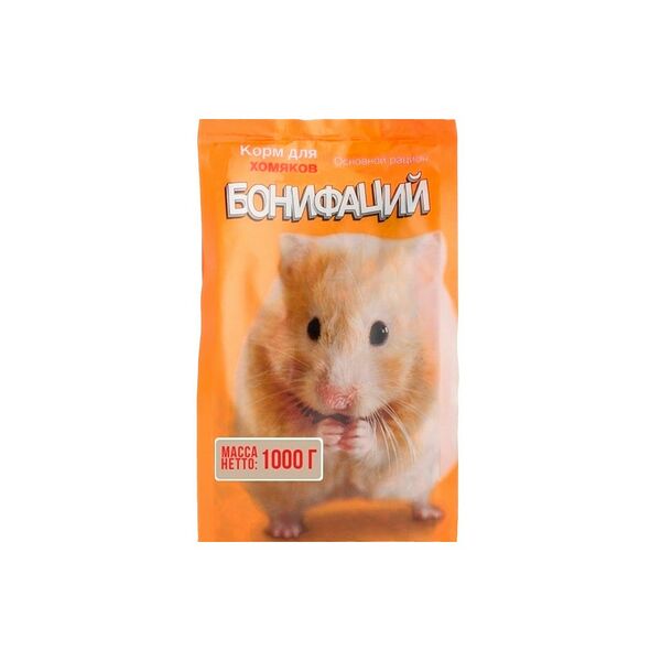 Корм д/хомяков Бонифаций основной рацион 1кг