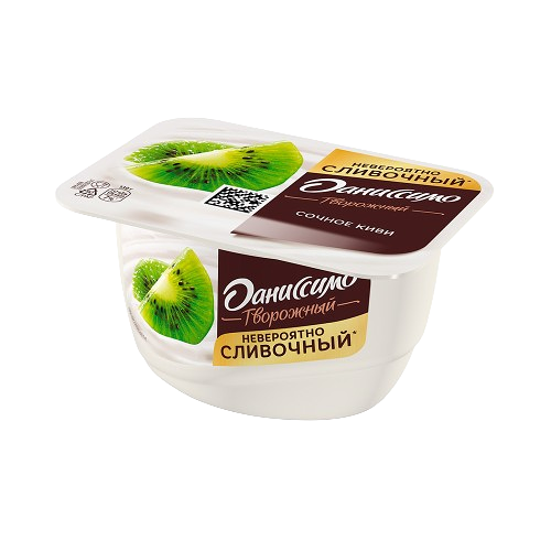 Продукт творожный Даниссимо 5,5% с киви 130г Danone
