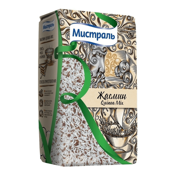 Рис Мистраль Жасмин с красным киноа, 500 г