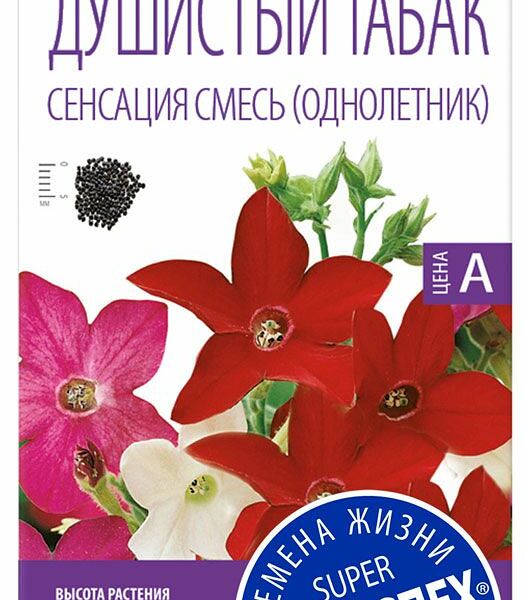 Семена Душистый табак Сенсация смесь Агроуспех, 0.1 г