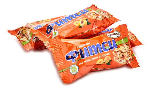 

Конфеты Акконд Фитси мультизлаки и курага вес