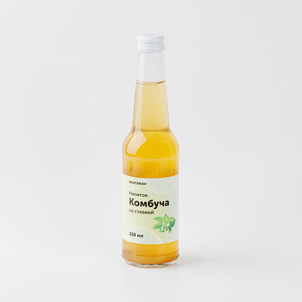 Комбуча ВкусВилл со стевией 330 мл