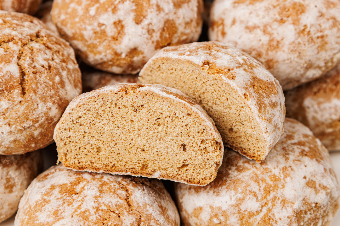 

Пряники заварные "Мятные"