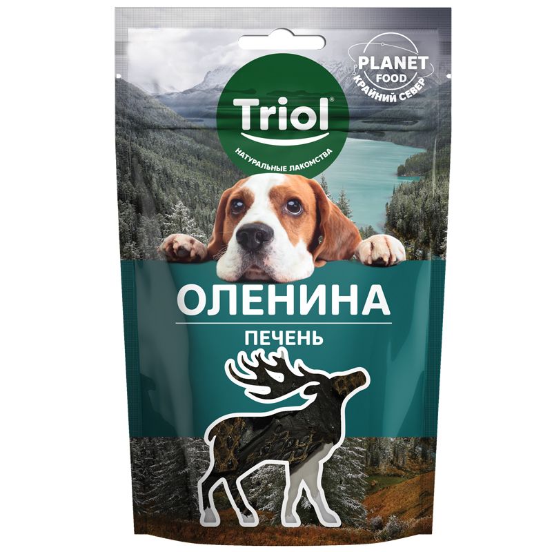 

Лакомство для собак Triol Печень оленя 50 г