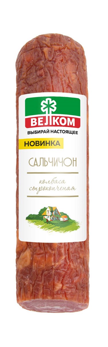 

Колбаса Велком Сальчичон сырокопченая полусухая 235 г
