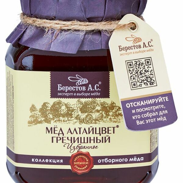 Мёд Алтайцвет Берестов А.С. Гречишный Избранное 500 г