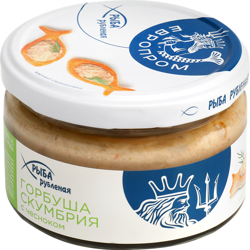 

Рыба рубленая Европром горбуша-скумбрия с чесноком 180 г