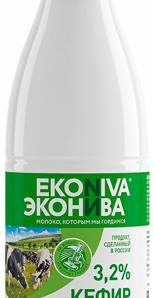 Кефир Эконива 3.2% 1000 г