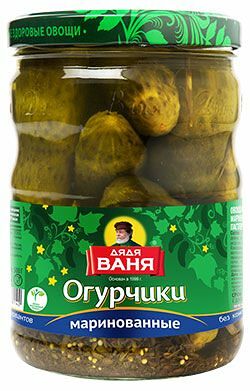 Огурцы Дядя Ваня маринованые, 950 г