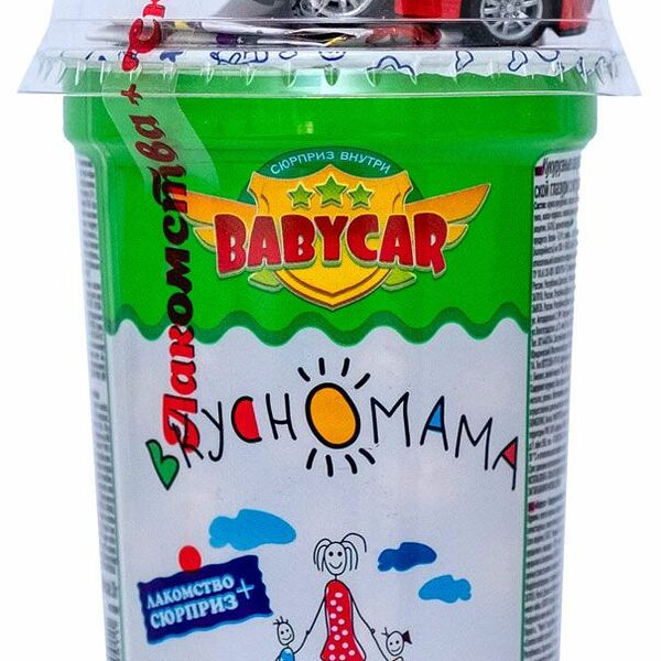 Кукурузные шарики ВкусноМама Babycar с игрушкой в ассортименте