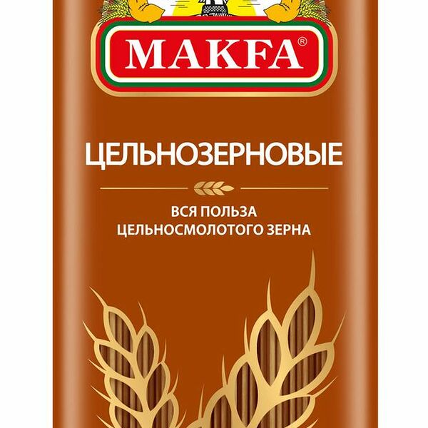 Макаронные изделия цельнозерновые Makfa с зародышем и клетчаткой