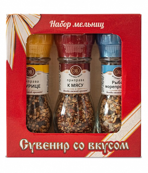 

Набор мельниц Эстетика Вкуса Сувенир со вкусом 139 г