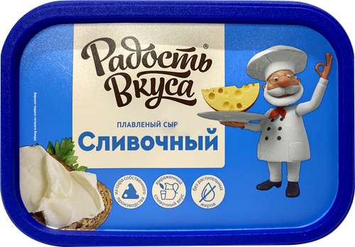 

Сыр плавленый Радость вкуса Сливочный 30% 180 г