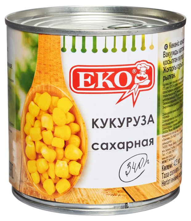

Кукуруза Еко Сладкая 340 г