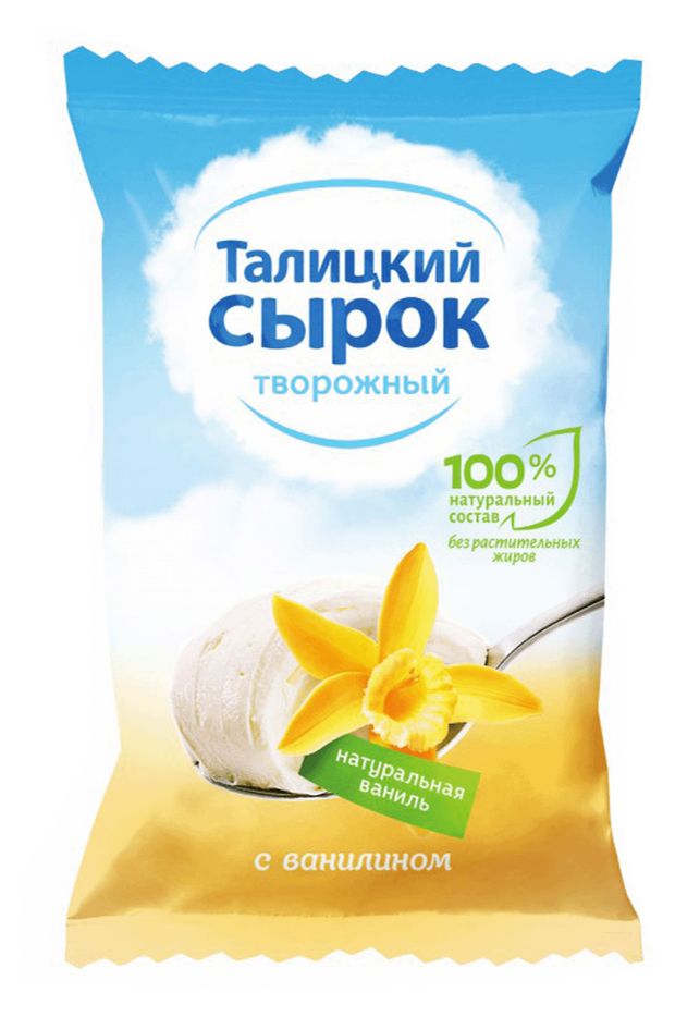 

Сырок творожный Талицкое молоко Ваниль 8% 100 г