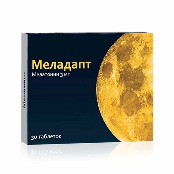 Меладапт таблетки 3 мг 30 шт